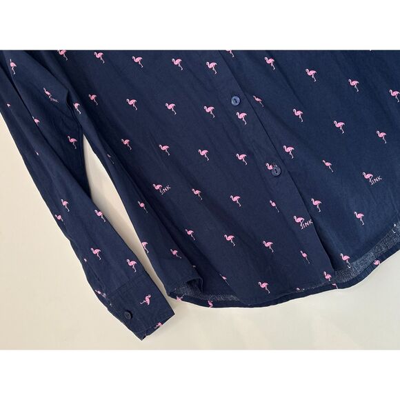 PINK Victoria Secret Flamingo Classic Oversized Shirt XS-Small NEW a46 - Picture 7 of 11
